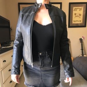Lucky Brand Vintage Leather Jacket